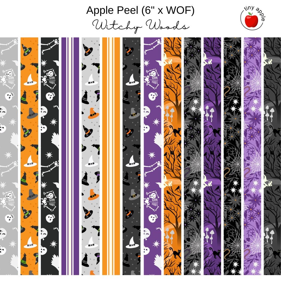 6" Apple Peels (14) - Witchy Woods