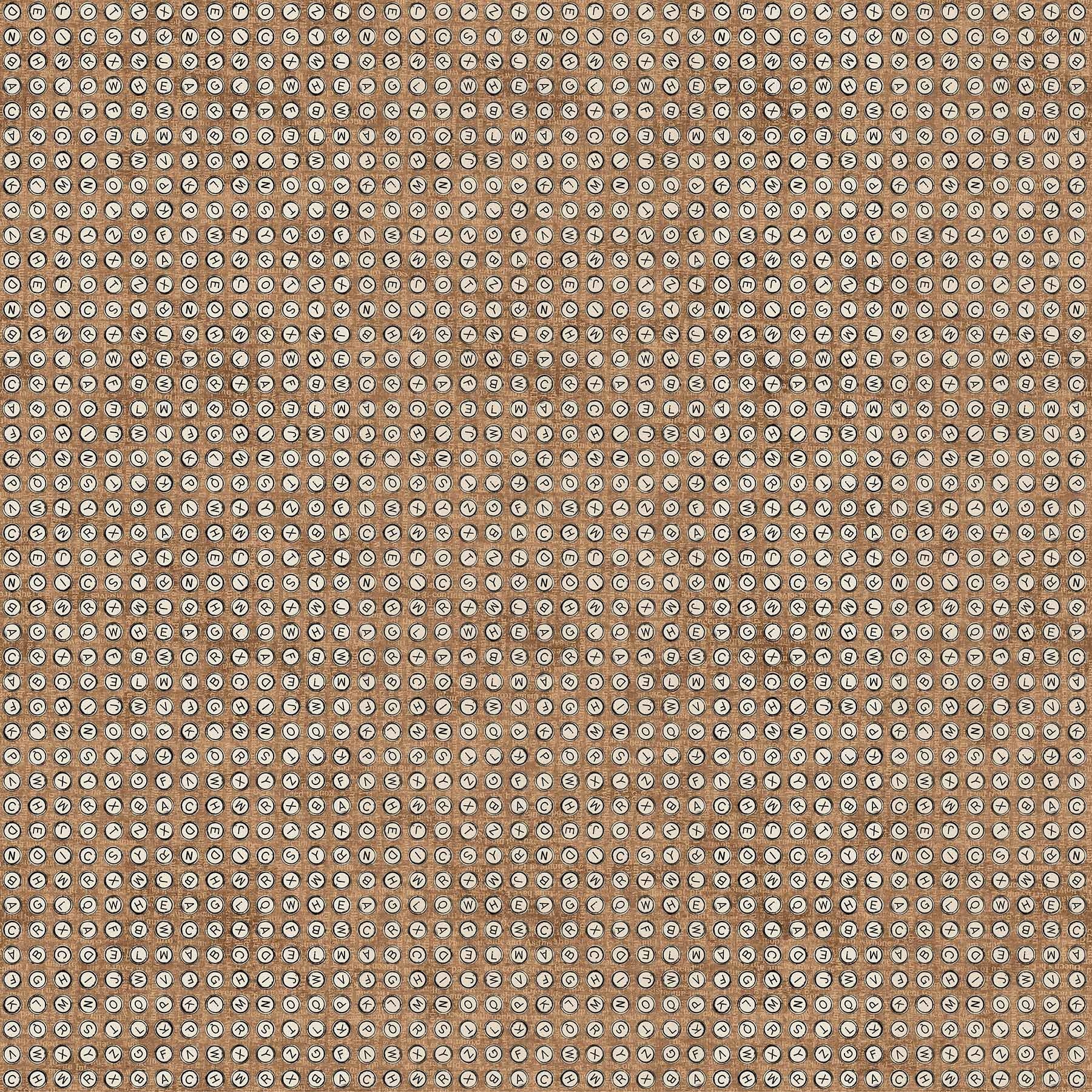 My Type by Nina Djuric - Typewriter Key - Lt Rust