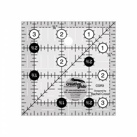 Creative Grids Ruler 3 1/2 inch Square