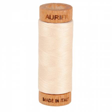 Aurifil Cotton Thread 80wt - Light Sand A1080-2000