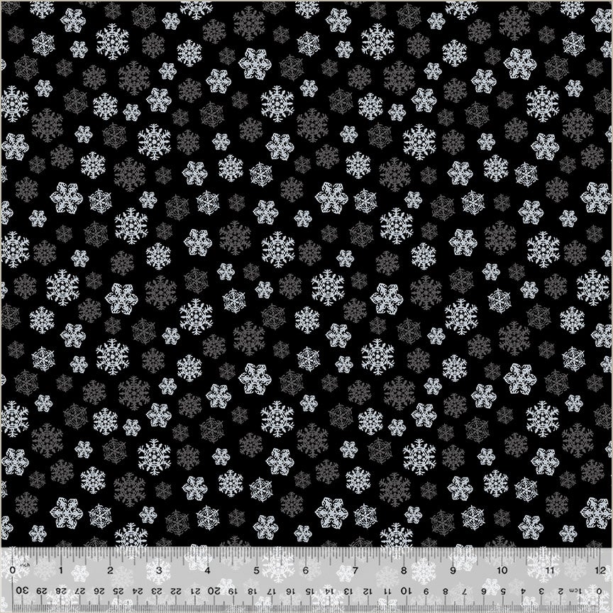 Holiday Twinkle by Whistler Studios Snowflakes: Black/Silver