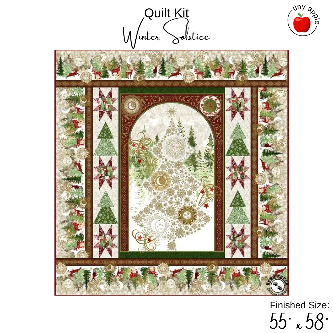 Kit: Winter Solstice  II Quilt (55" x 58")