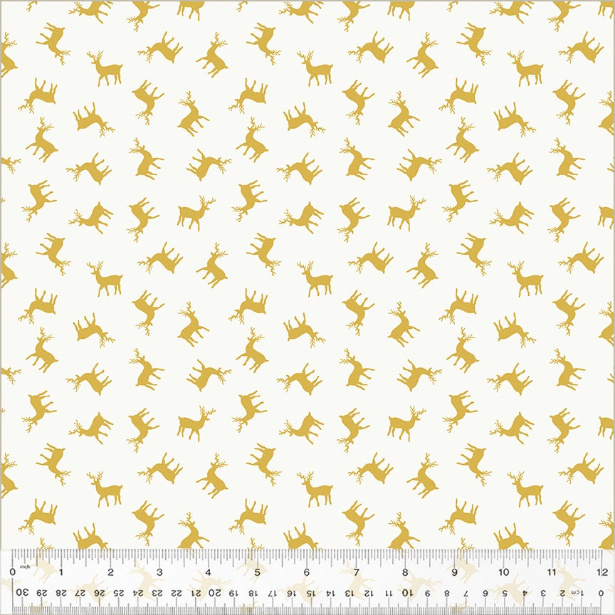 Holiday Twinkle by Whistler Studios Reindeer: White/Gold