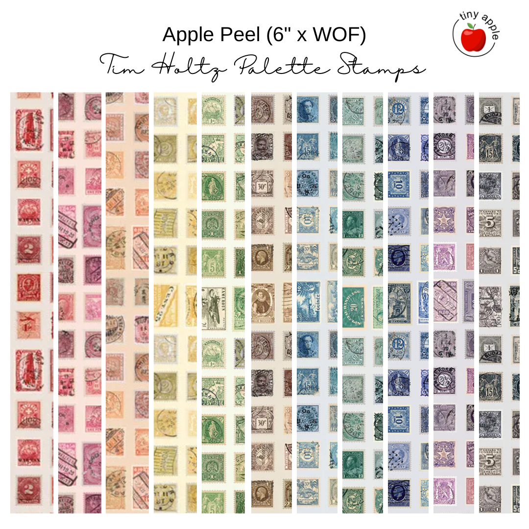 6" Apple Peels (11) - Palette Stamps by Tim Holtz