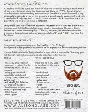 Pattern: Mini Diamond Sidestep