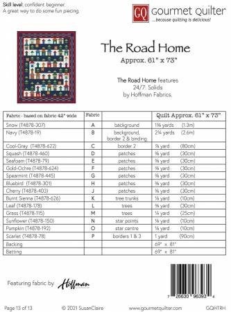 Pattern:  The Road Home