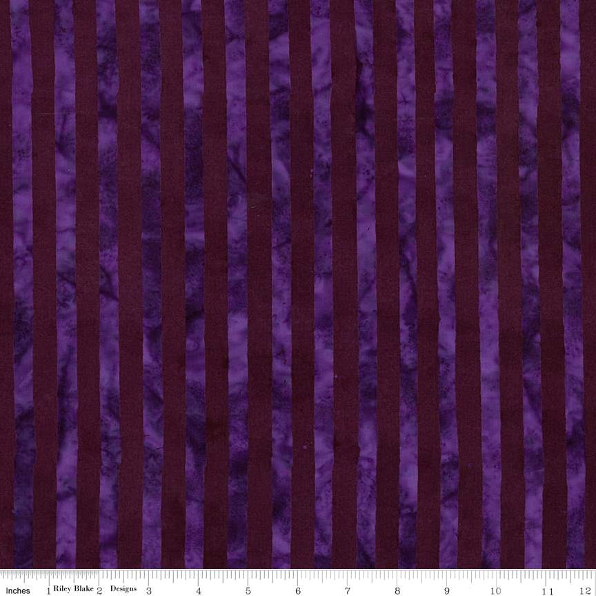 Expressions Batik Elementals by Riley Blake - Get in Line: Plum Dressing