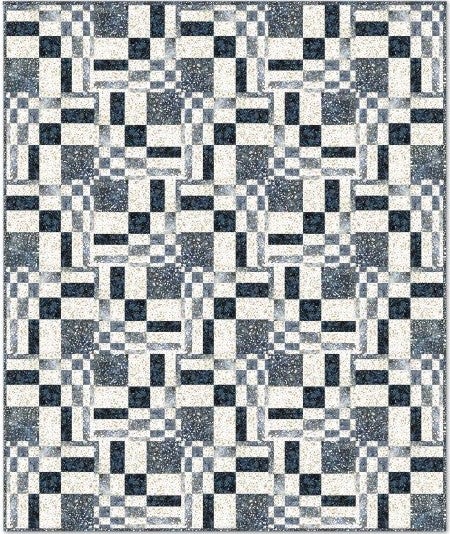 Kit: Delusional - Terrazzo Batik (60 1/2" x 72 1/2")