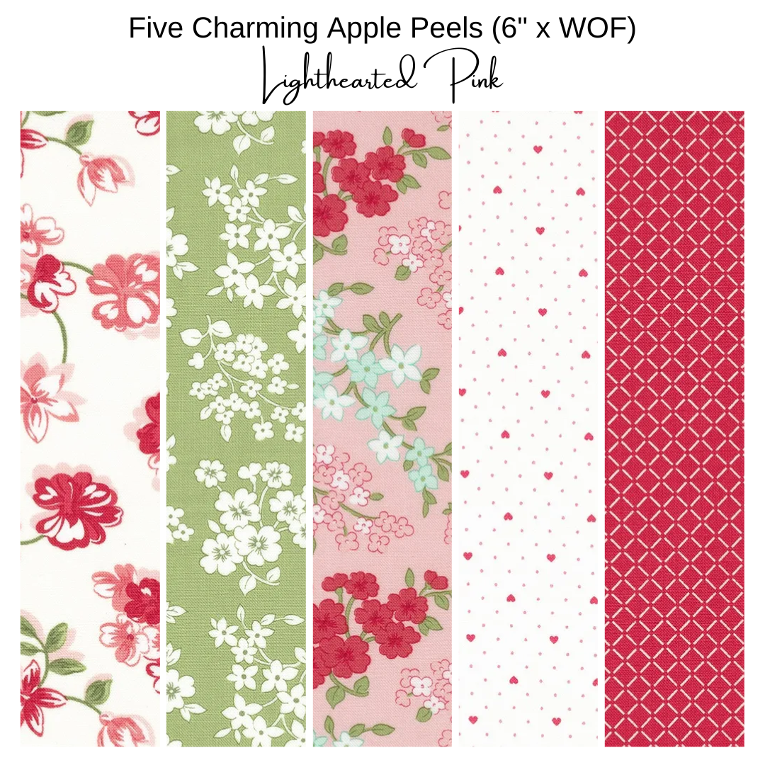 6" Apple Peel (5) - Charming Peel Lighthearted Pink