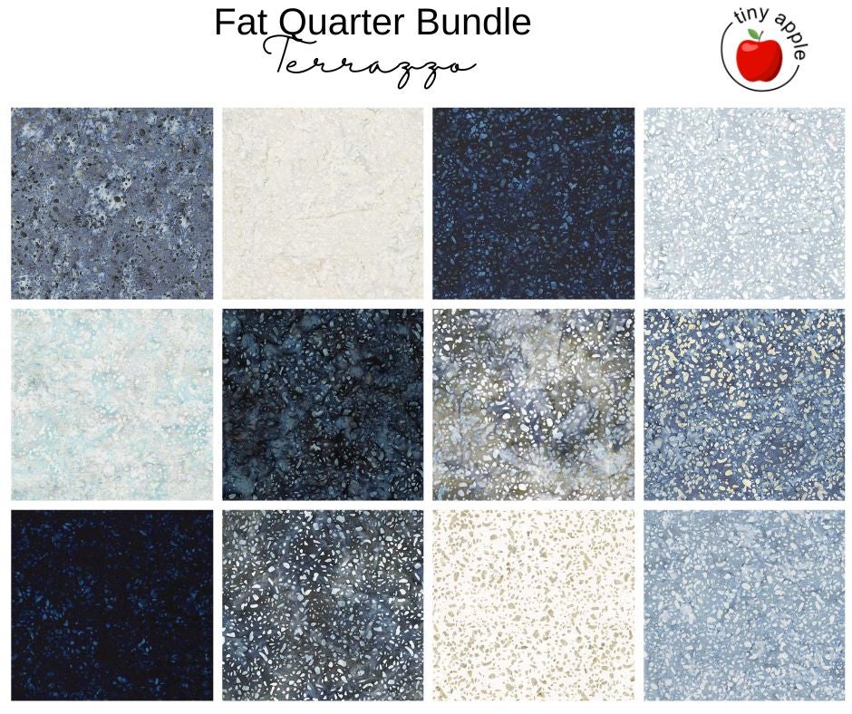 Fat Quarter Bundle (12) - Batik Elemental Terrazzo