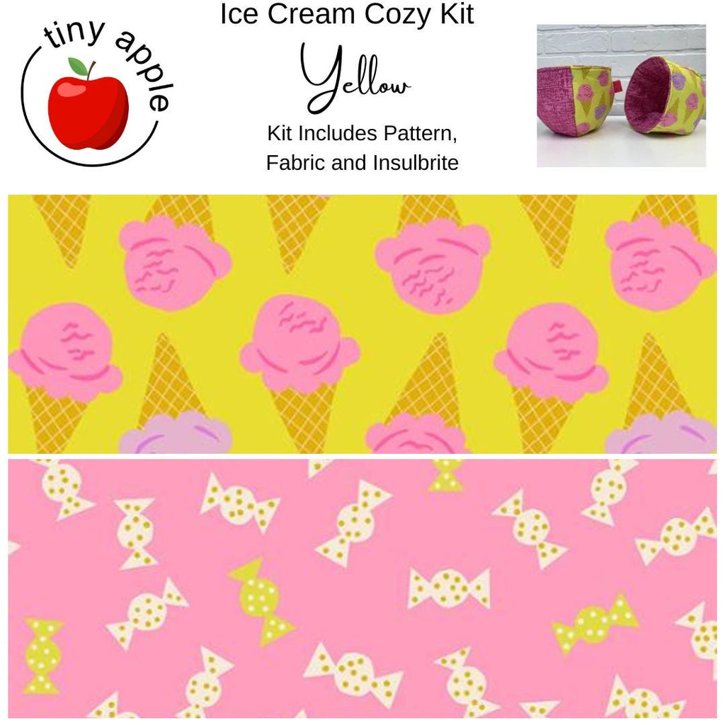 Kit:  Ice Cream Cozy - Yellow