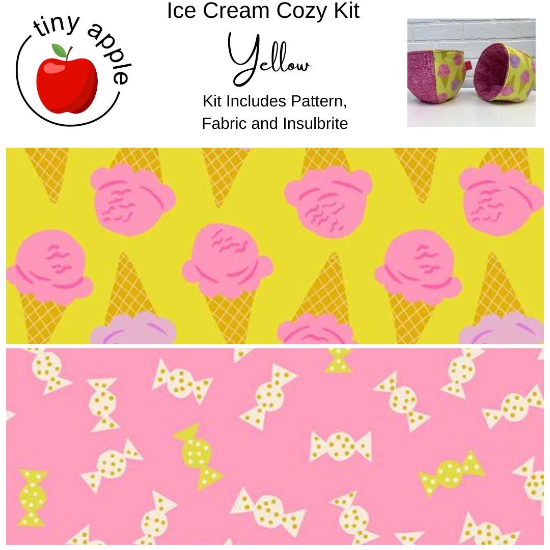 Kit:  Ice Cream Cozy - Yellow