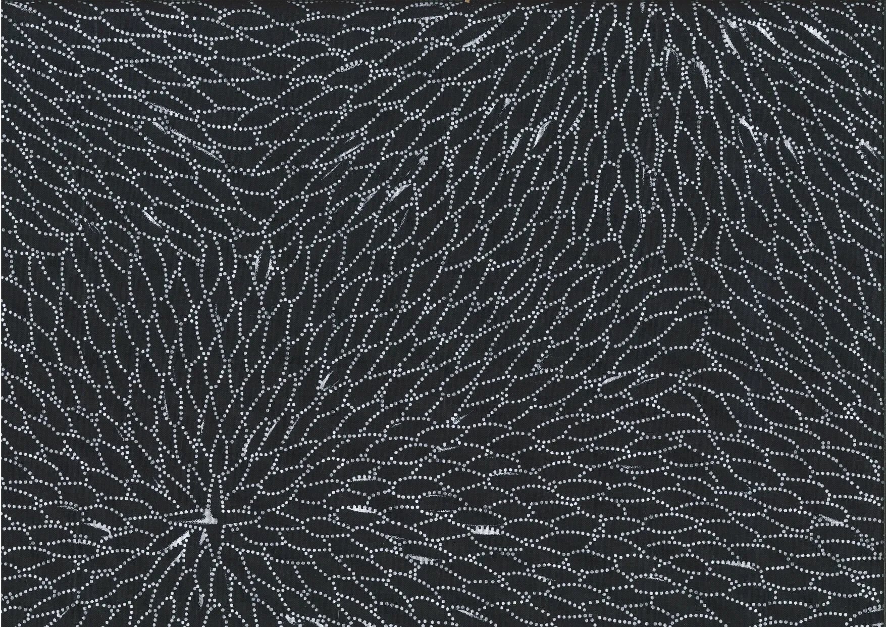 M&S Textiles - Bush Medicine Leaves: Black