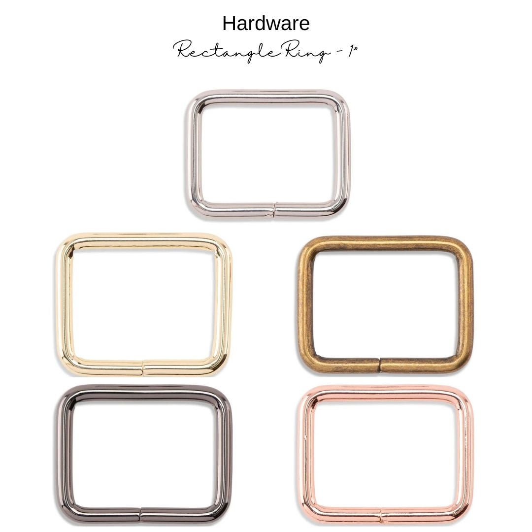 Hardware: Rectangle Ring 1” | Multiple Finishes