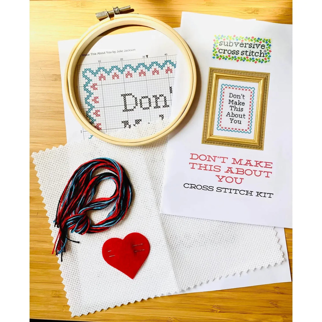 Pretend to Be Important Deluxe Cross Stitch Kit