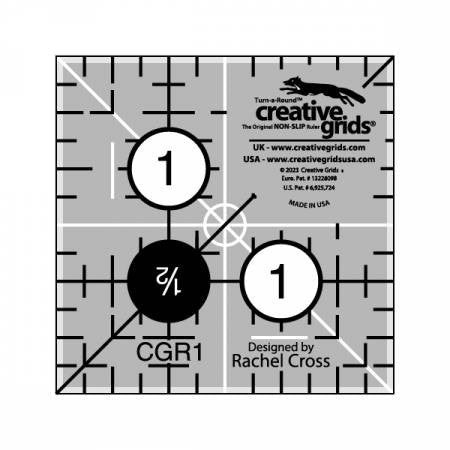 Creative Grids Ruler 1 1/2 inch Square