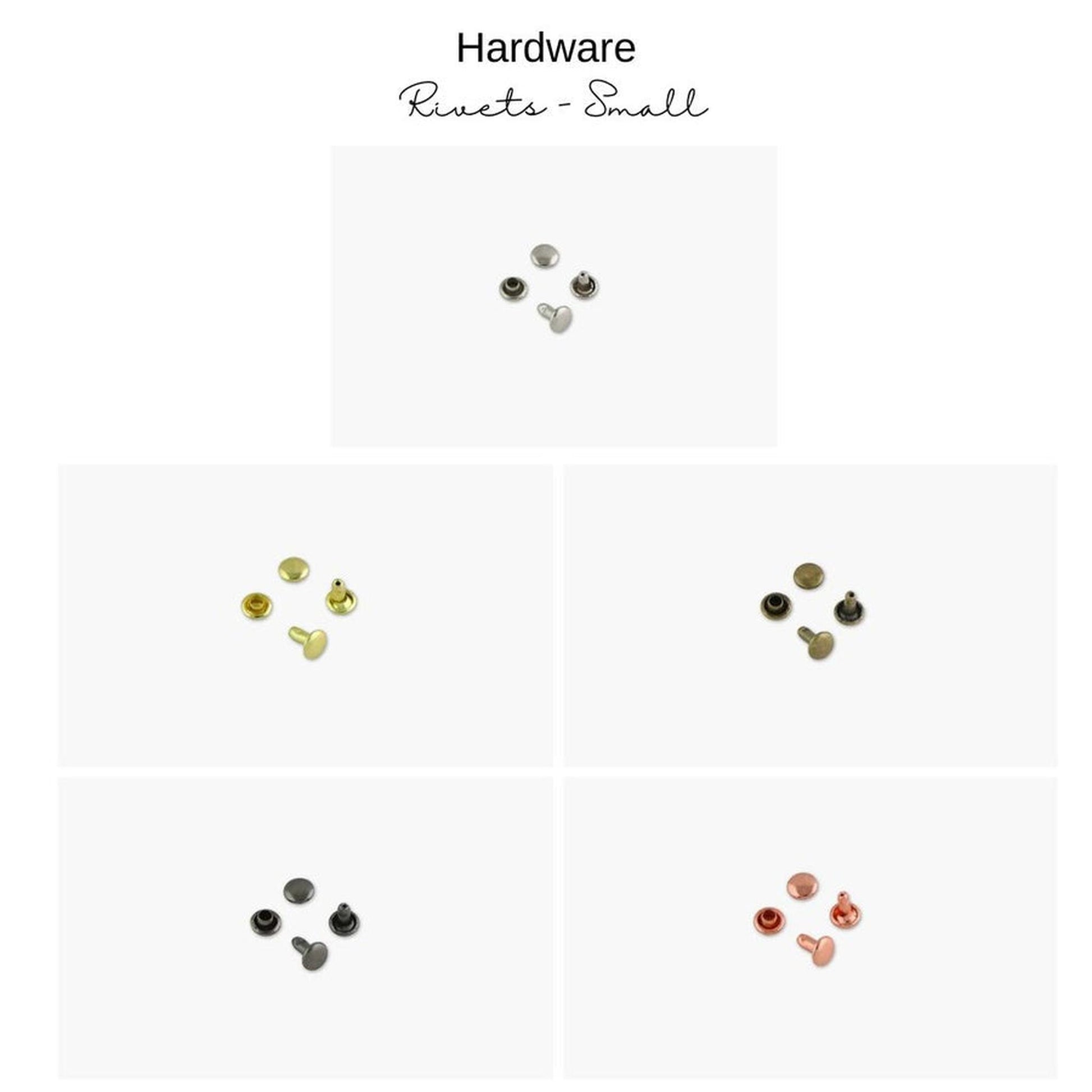 Hardware: Rivets - Small | Multiple Finishes