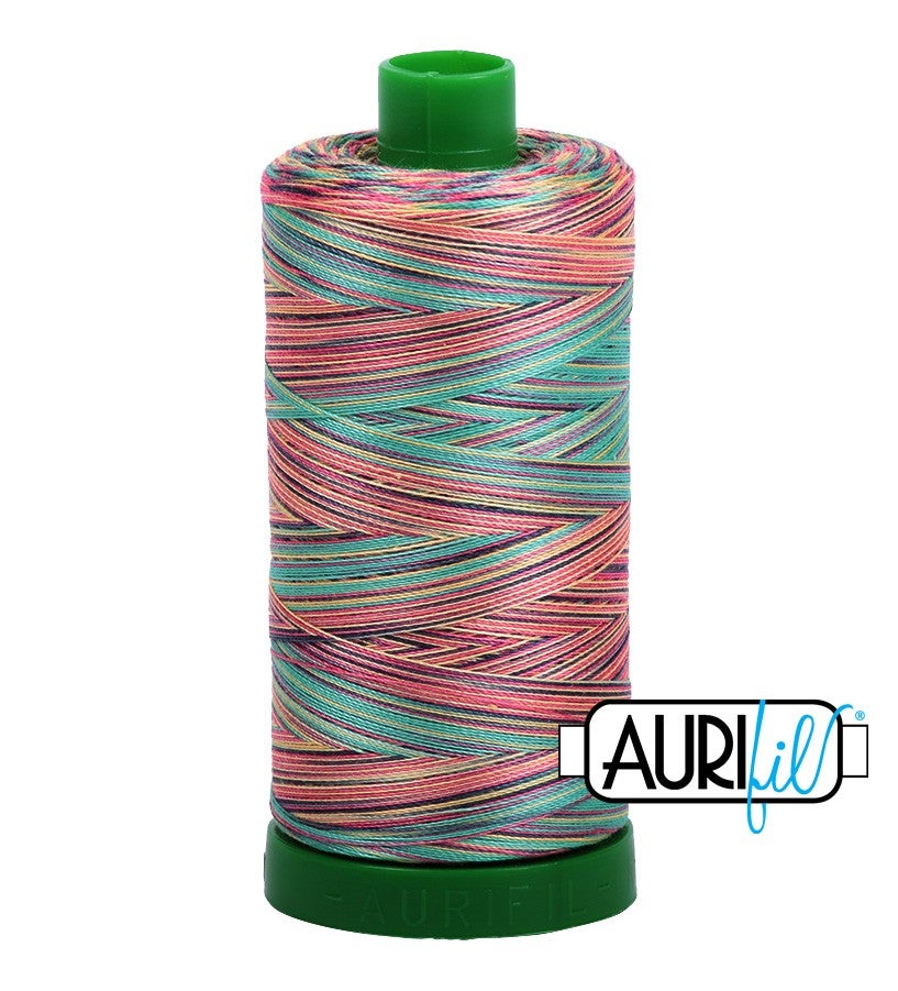 Aurifil Cotton Thread 40wt - Mako Variegated A1140-3817