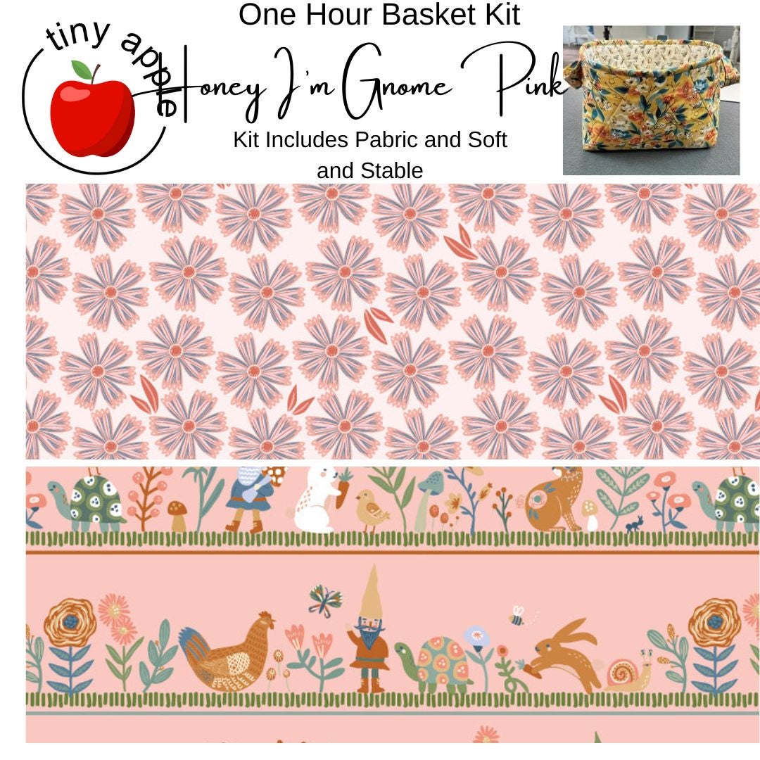 Kit:  One Hour Basket - Honey I'm Gnome- Pink