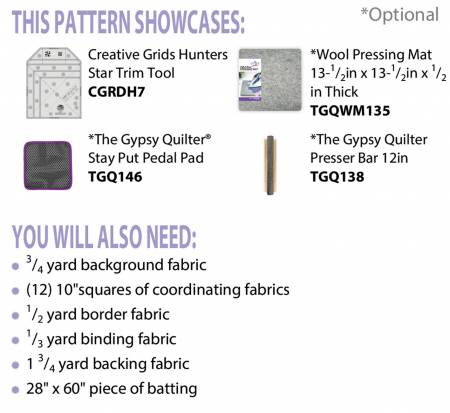 Pattern: Floating Stars Runner