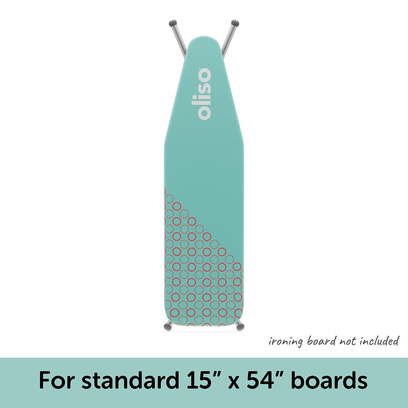 Ironing Board Cover Aqua and Coral