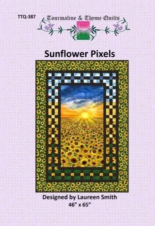Pattern: Sunflower Pixels