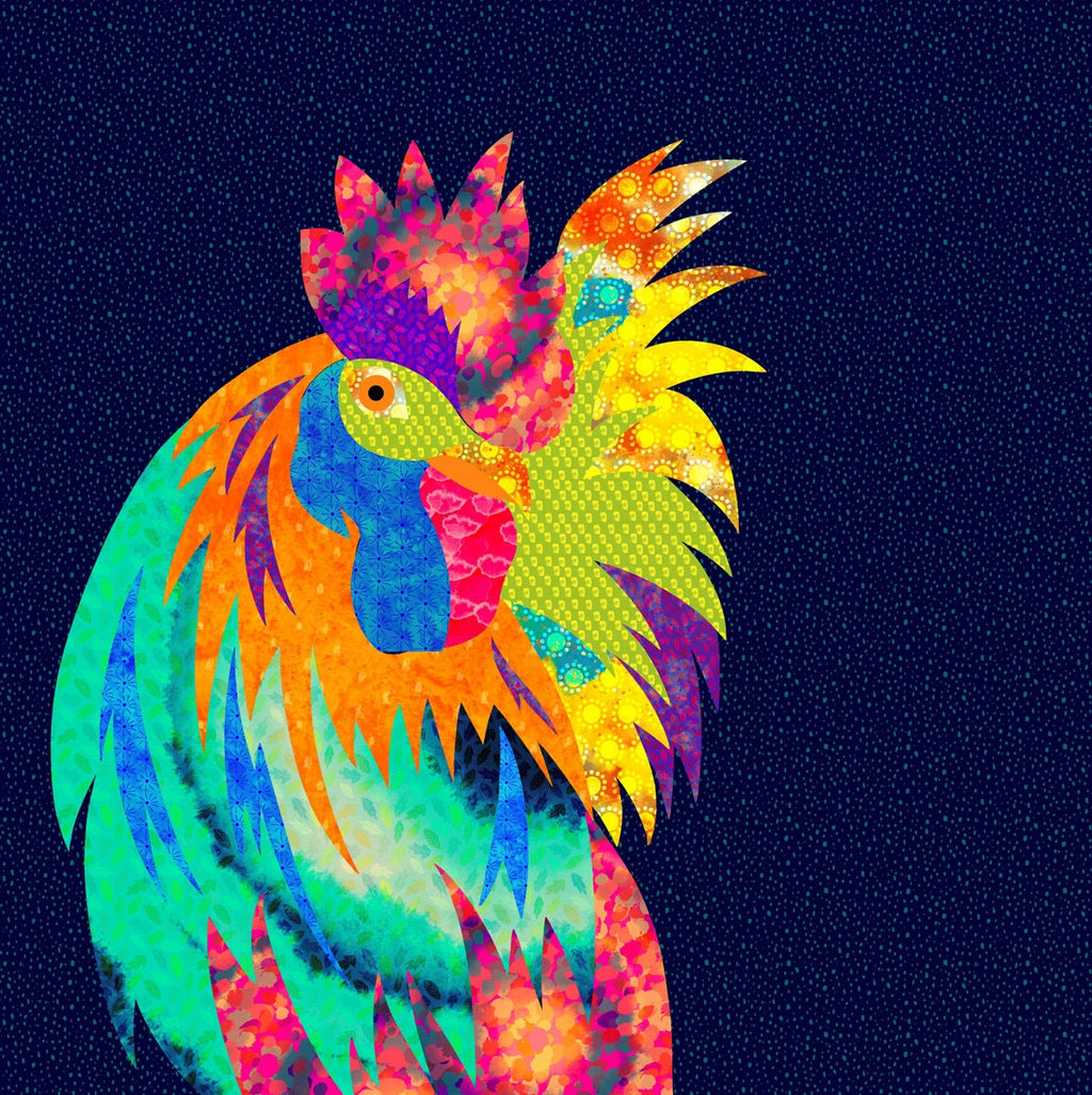 The Farmyard Collection Clement the Cockerel - Panel (36"x44")