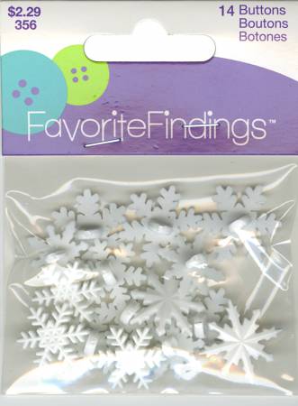 Button Bag Let It snow