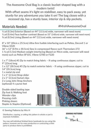 Pattern: The Awesome Oval Bag