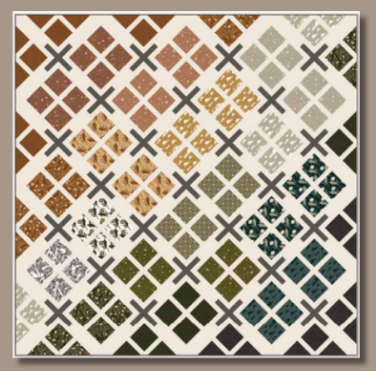 Kit: Skylight in Dancing Daisies PATTERN SOLD SEPARATELY