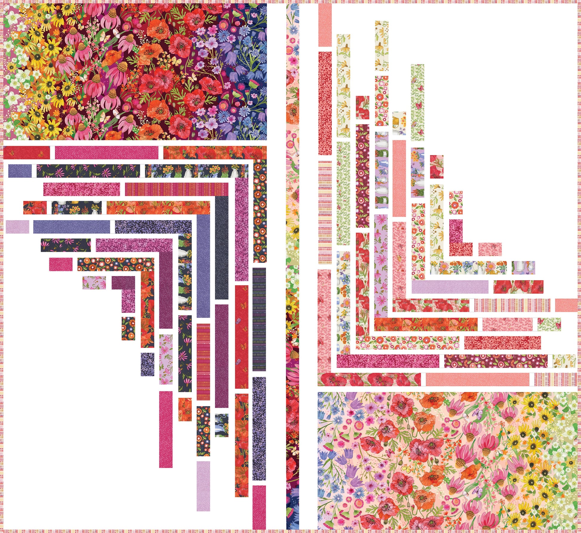 Kit: Turn Signal in Superbloom (87" x 80") Includes Pattern