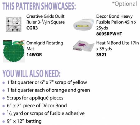 Pattern: Scrappy Happy Hour Mug Rug