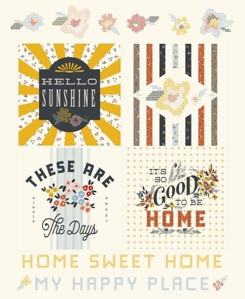 Panel Dawn on the Prairie Unbleached  36" x 44"