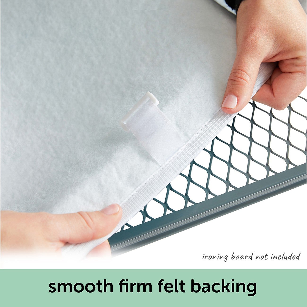 Ironing Board Cover Pistachio and Raspberry