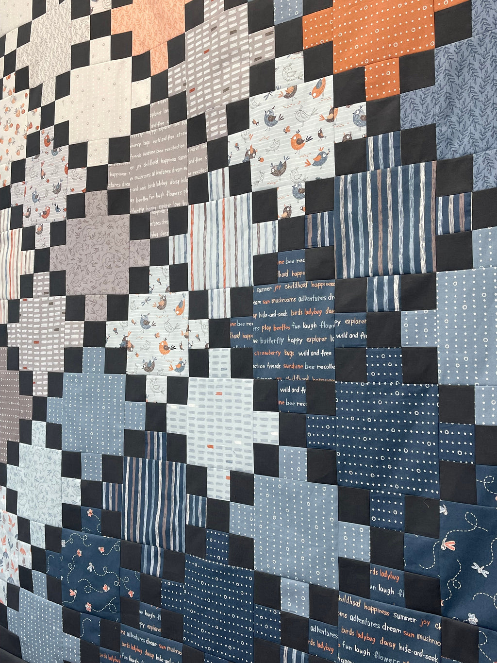 Kit: Celtic Crossing - Chirp (58" x 70") Pattern not included