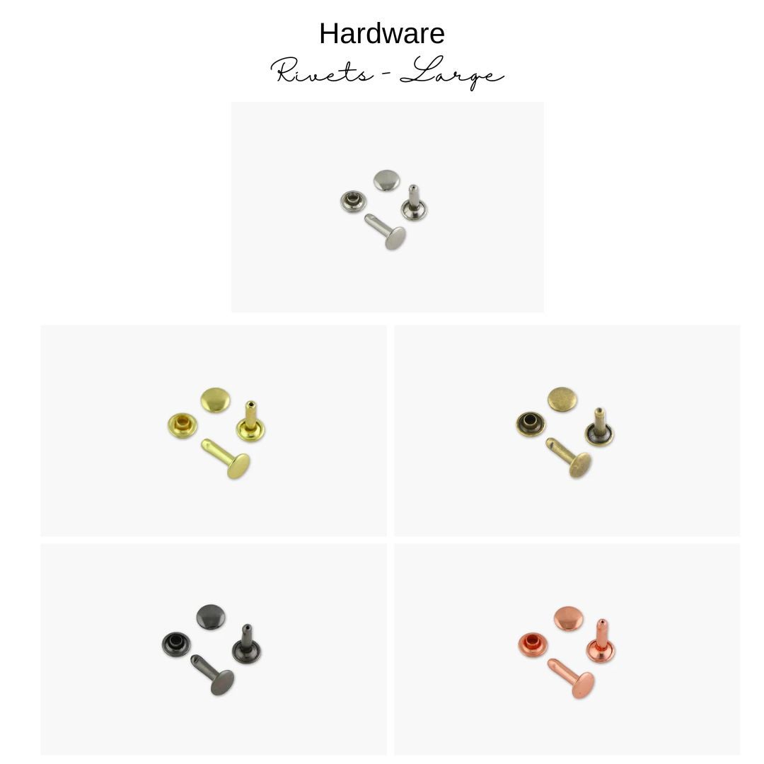 Hardware: Rivets - Large | Multiple Finishes
