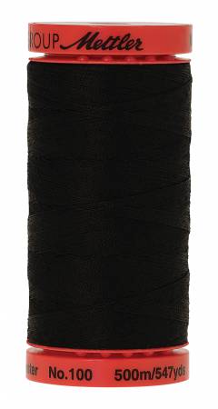 Metrosene Poly Thread 50wt 500m/547yds Black