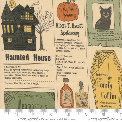 Home Sweet Haunt by Stacy Iest Hsu - Vintage Newspaper: Bone