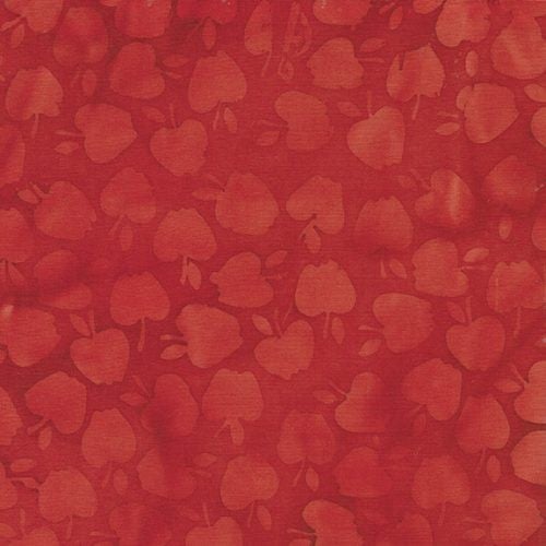 Island Batik - Apples - Red Candy