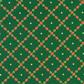 Holiday Nutcracker Collection-Diamond Grid-Evergreen