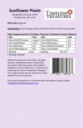 Pattern: Sunflower Pixels