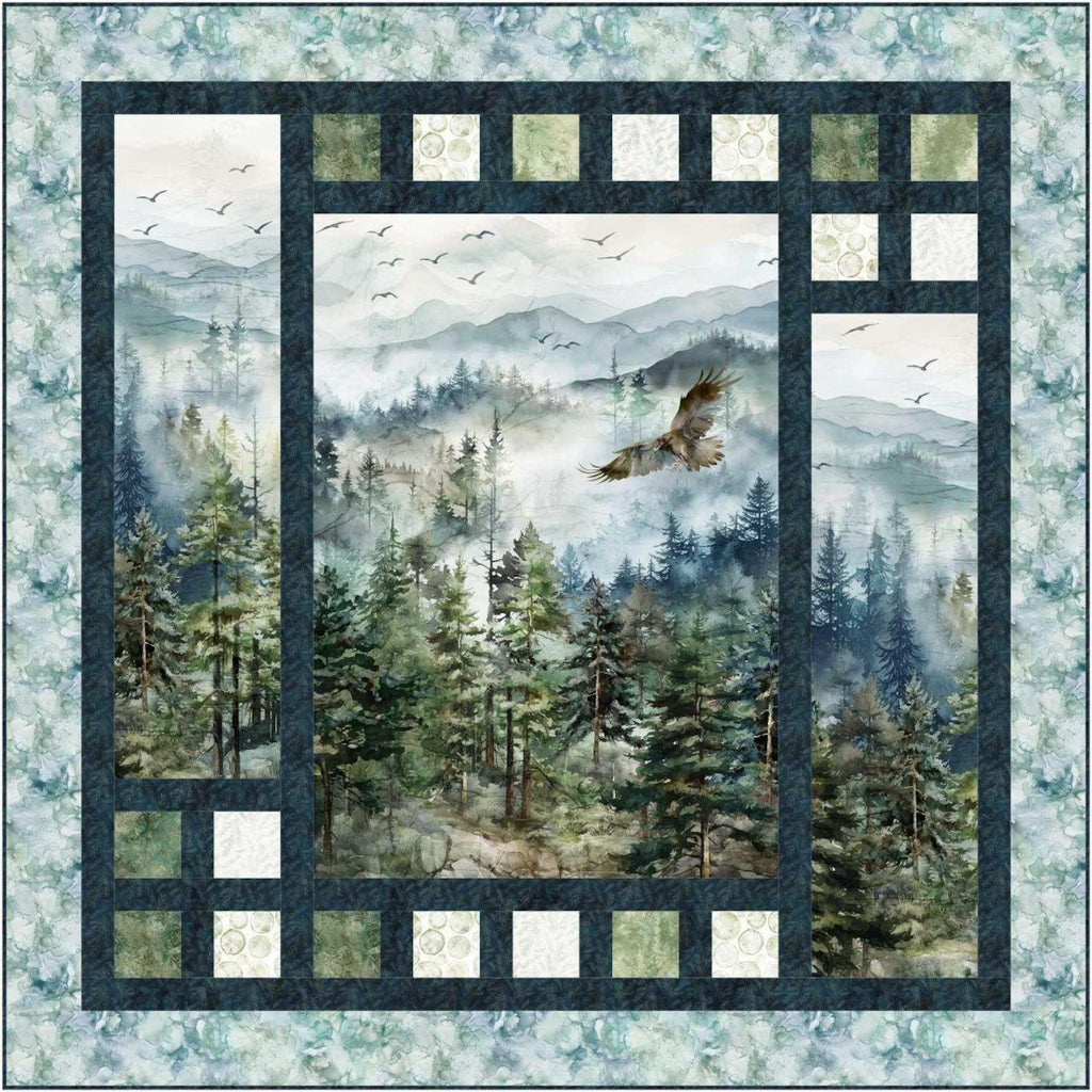 Triptych Quilt Pattern by Kari Nichols