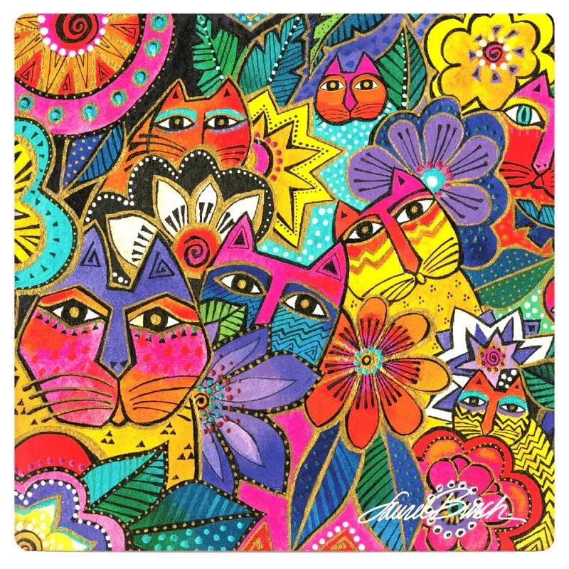 Laurels Garden Ceramic Coaster