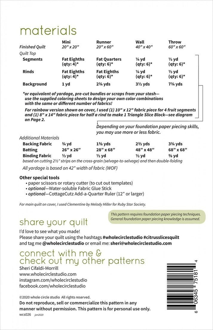 Pattern: Citrus Slices