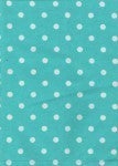 Dunroven House Tea Towel - Turquoise Polka Dots