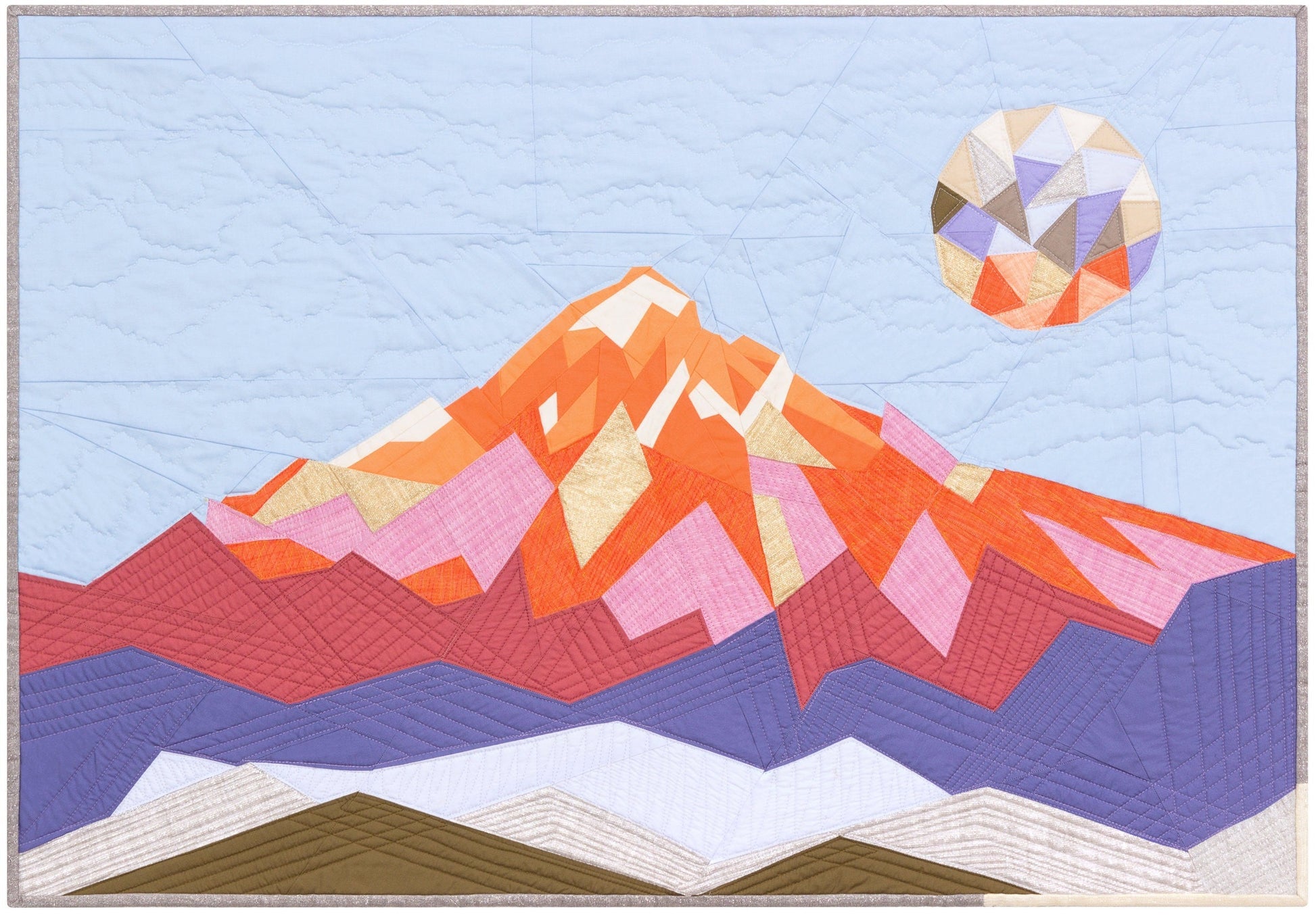 Pattern: Elevated Abstractions: Mt Hood Foundation Paper Piecing