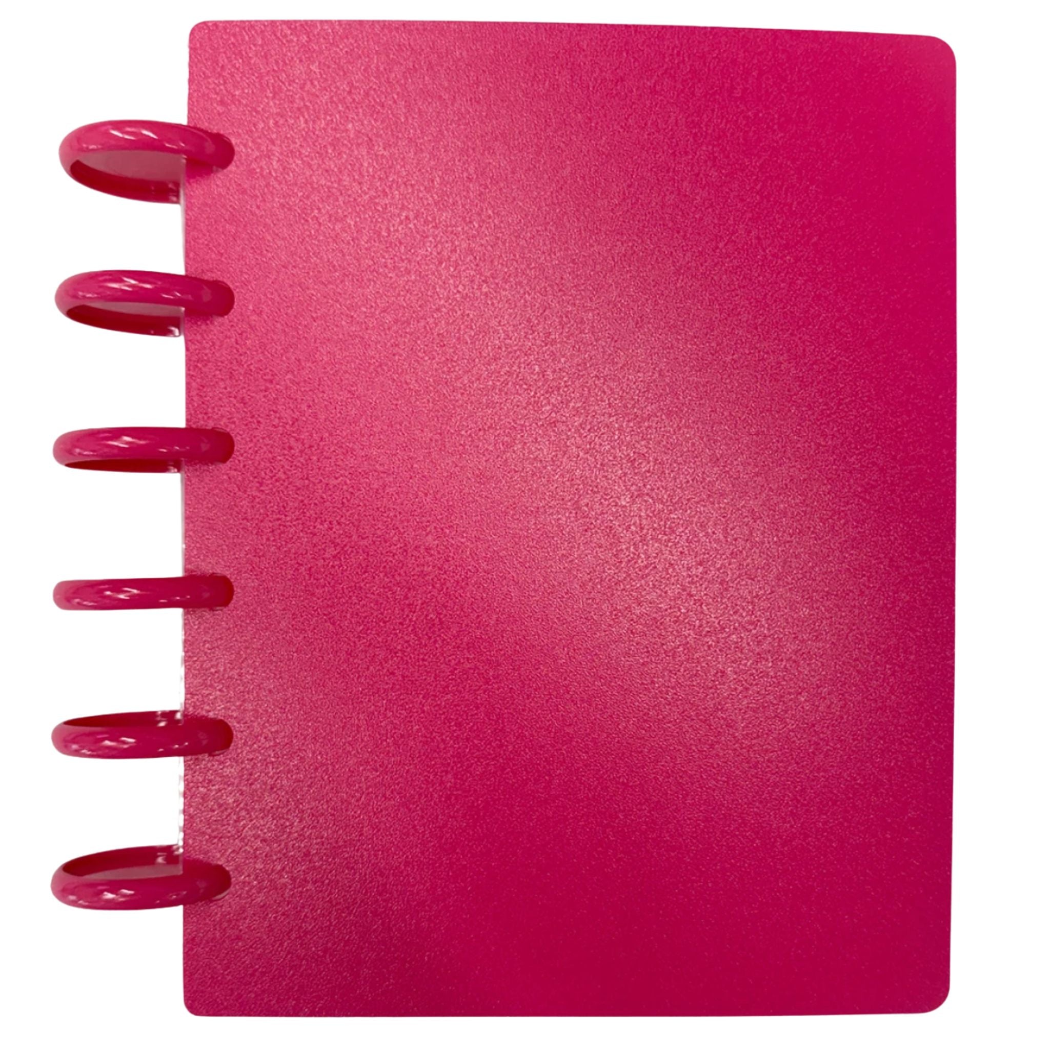 Pink Discbound Pattern Storage Binder by Villa Rosa