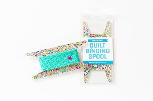 Glitter Binding Spool  - Teal/Aqua