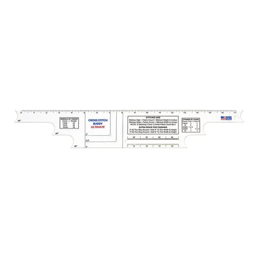 Cross Stitch Buddy - Ultimate Ruler by Stitchy Prose