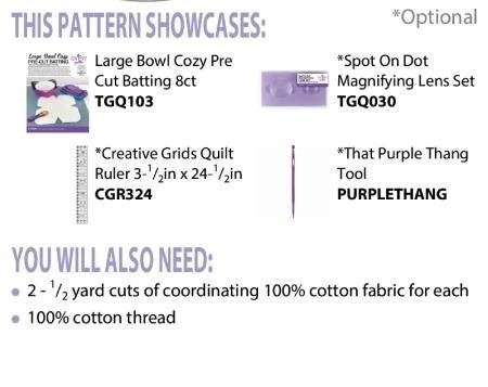 Pattern: Popcorn Bowl Cozy